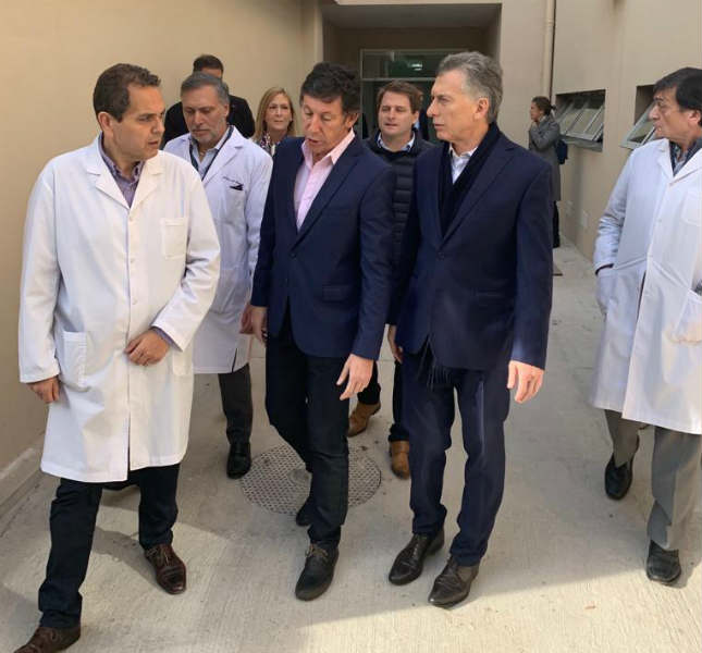 Macri recorrió con Posse el nuevo hospital materno infantil de San isidro