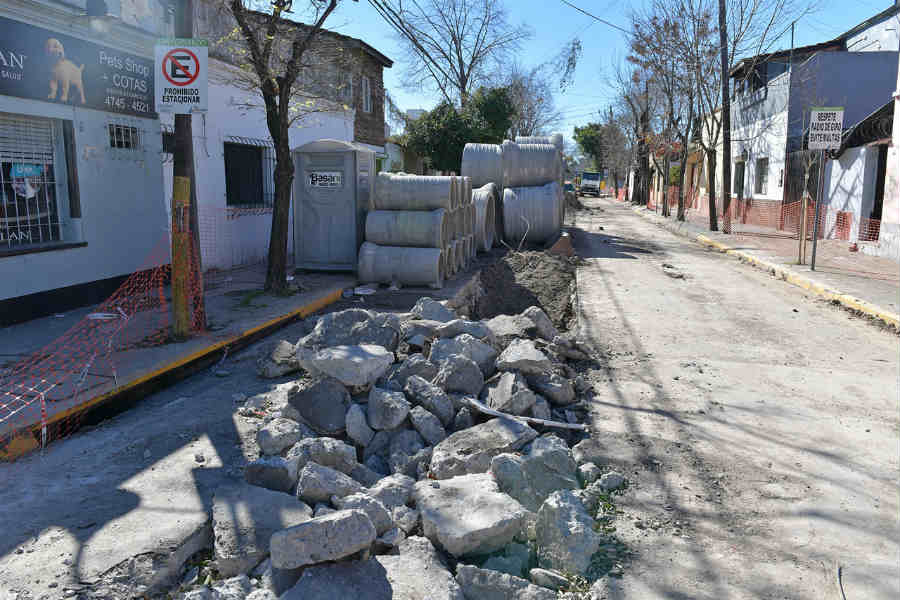 San Fernando renueva integralmente la calle Belgrano