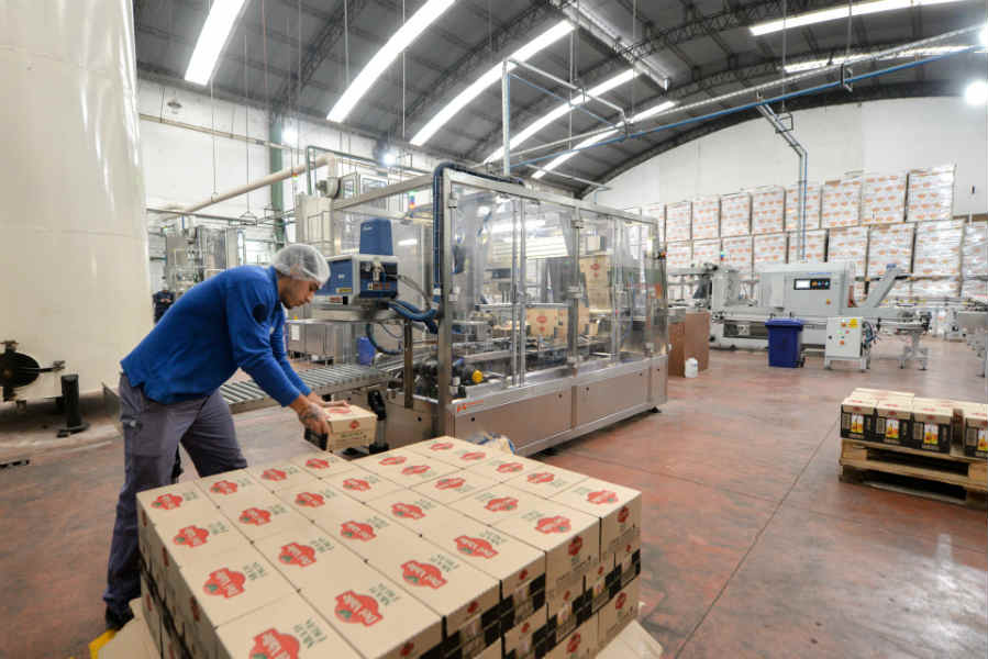 Andreotti visitó la histórica empresa Sidra Del Valle Andreotti visitó la histórica empresa Sidra Del Valle