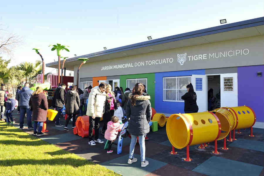 Comenzaron las clases en el primer jardín municipal en Don Torcuato