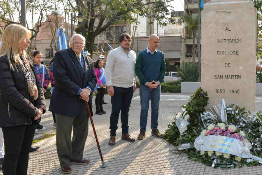 San Fernando homenajeó al Gral. San Martín en el 169° aniversario de su paso a la inmortalidad