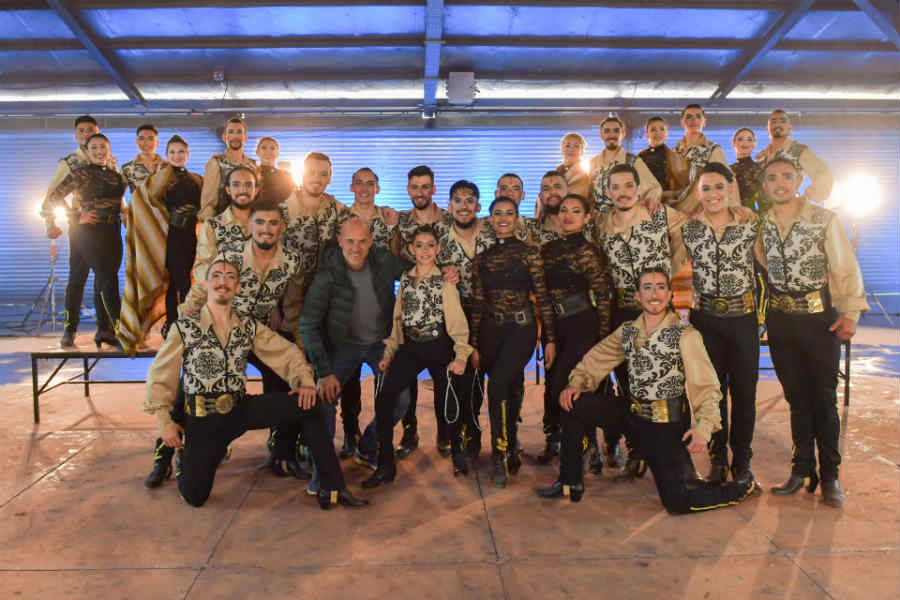 La Compañía Gaucha Argentina de San Fernando realiza un video en el Parque Náutico