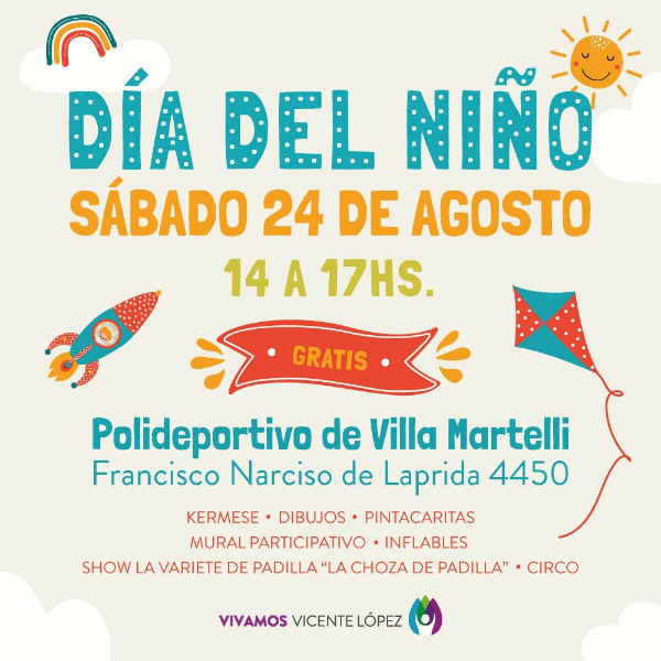 Continúan los festejos del Día del Niño en Vicente López