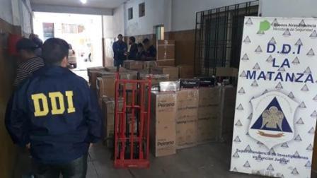 Detuvieron en La Matanza a piratas del asfalto y recuperaron cargamento de grifería robado valuado en 2 millones de pesos