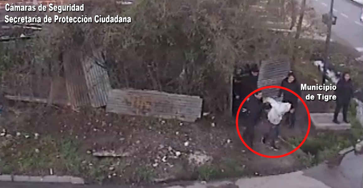 Un ladrón fue deterctado por las cámaras de Tigre robando varias viviendas de Rincón de Milberg