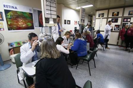 San Isidro: más de 200 controles en la campaña de prevención de la ceguera