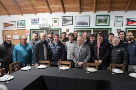 Juan Andreotti compartió un encuentro con las autoridades del Club San Fernando