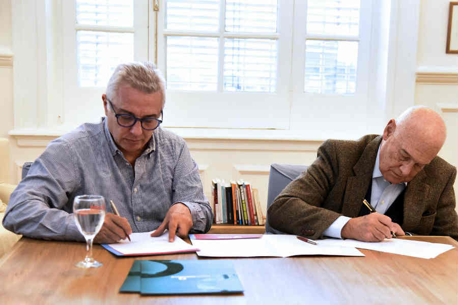 El intendente Julio Zamora recibió en su despacho al Fiscal General Adjunto a cargo de la Fiscalía General de la Ciudad Autónoma de Buenos Aires, Dr. Luis Jorge Cevasco.