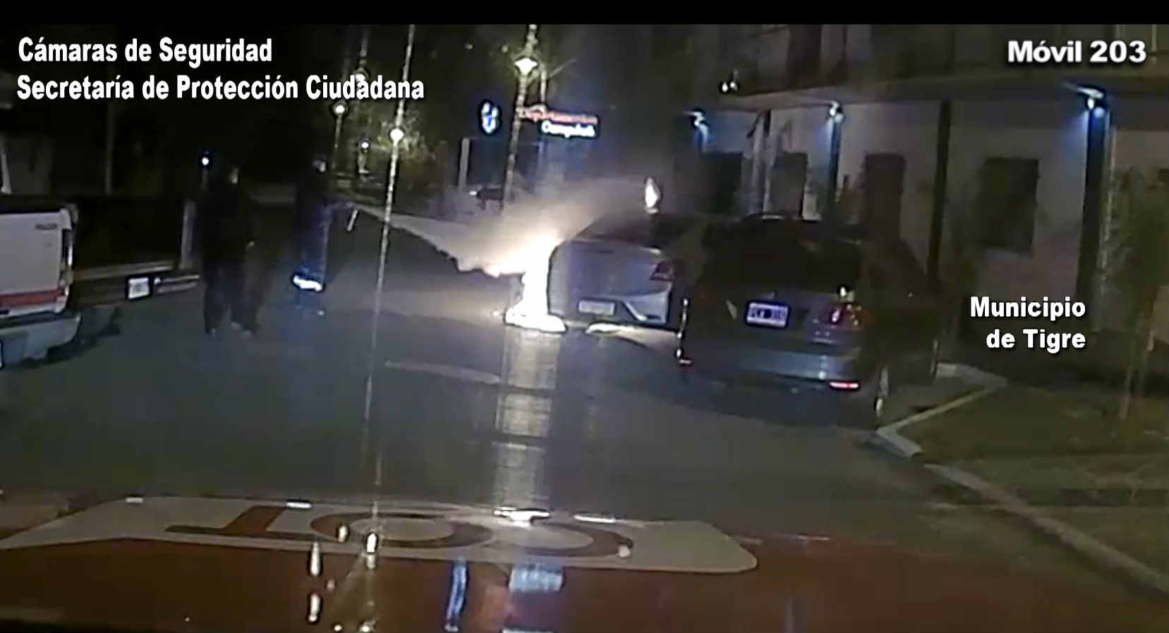 Incendió un auto en Pacheco y fue detenido