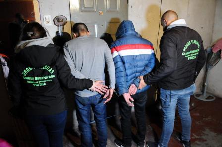 Cayó en Moreno y en José C. Paz una  banda que había montado una red de narcomenudeo 