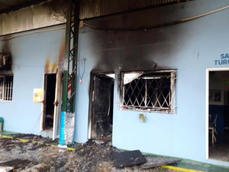 Atrapan al pirómano que incendió jardín de infantes en Villa Dorrego Atrapan al pirómano que incendió jardín de infantes en Villa Dorrego