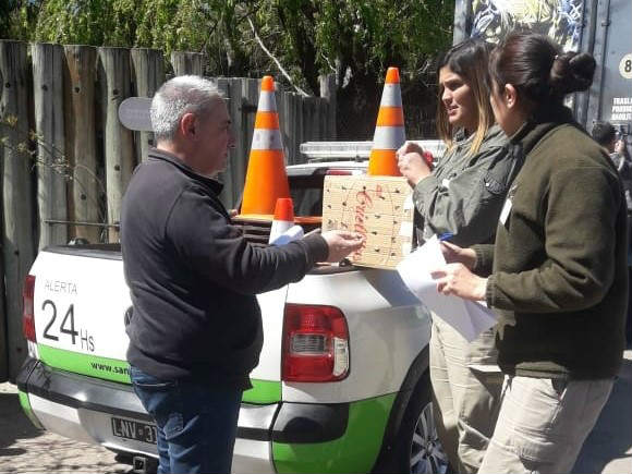 El Municipio de San Fernando rescató un caráu aparecido en plena localidad de Victoria