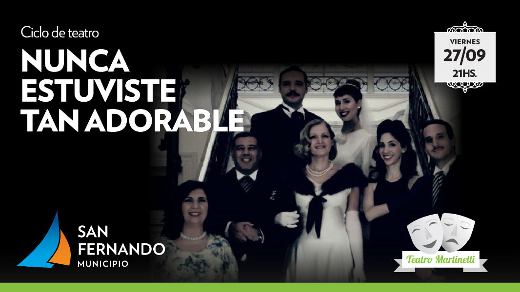 Llega una fin de semana a puro romance y cine en el Teatro Martinelli de San Fernando Llega una fin de semana a puro romance y cine en el Teatro Martinelli de San Fernando