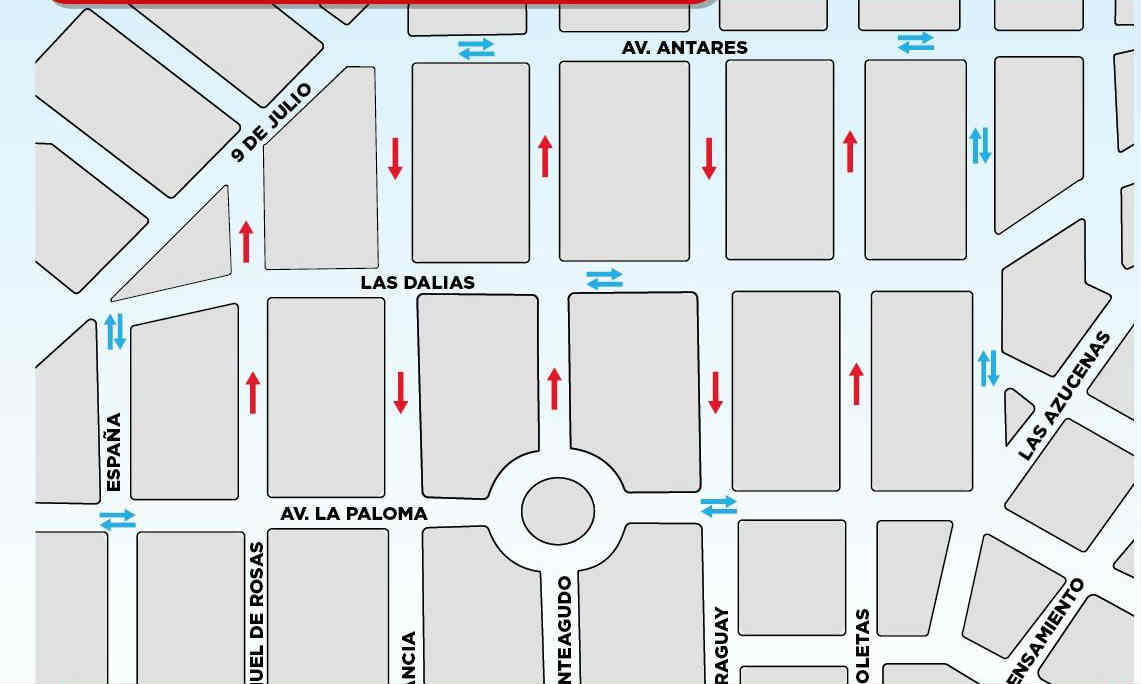 Tigre modificó sentidos de circulación en calles de La Paloma