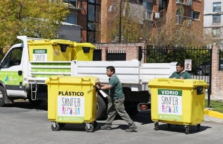 El Programa “Sanfer Recicla” se extiende al barrio Parque de la Reconquista