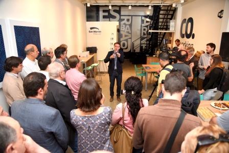 Katopodis inauguró el nuevo espacio Punto PyME en San Martín