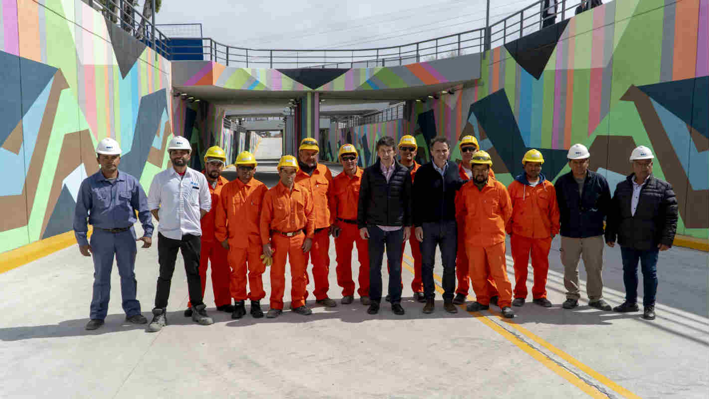 Posse inauguró el túnel de la avenida sarratea en Boulogne Posse inauguró el túnel de la avenida sarratea en Boulogne