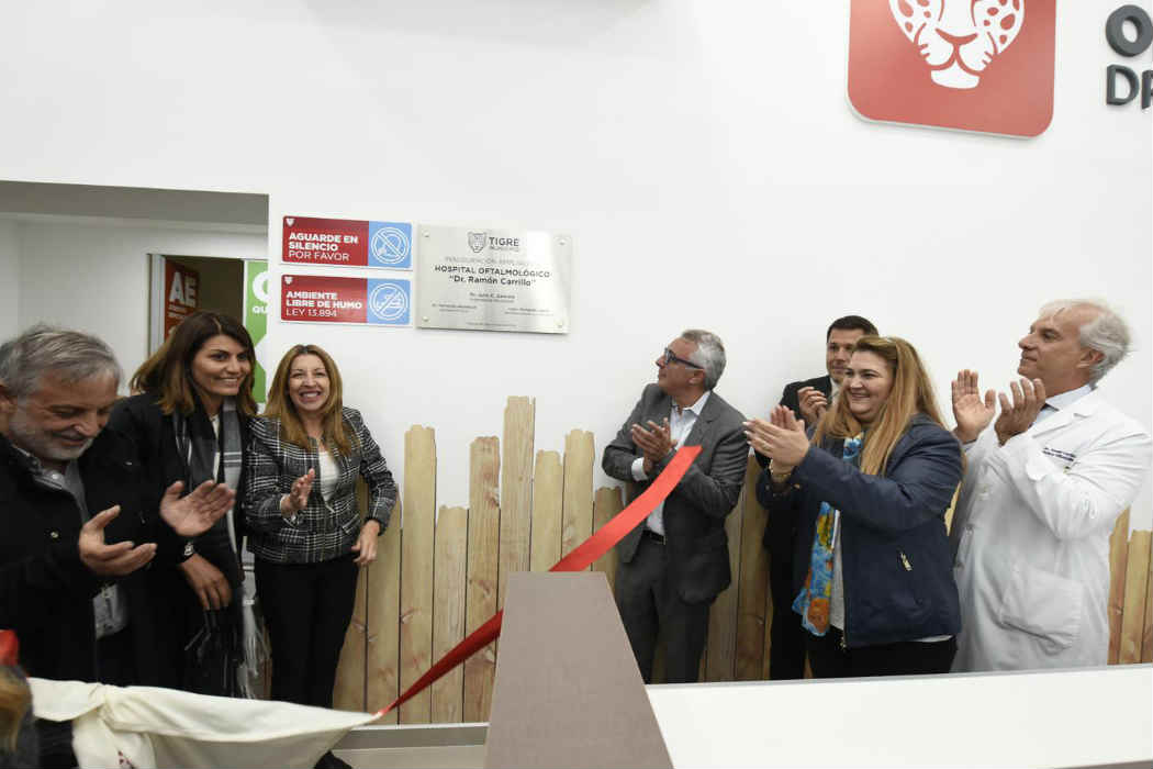 Julio Zamora inauguró la ampliación del Hospital Municipal Oftalmológico de Tigre “Dr. Ramón Carillo”