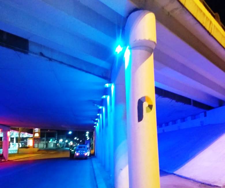 El municipio ilumina los accesos de Pilar