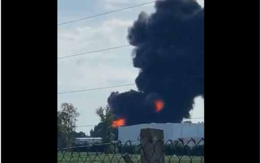 Importante incendio en una Fábrica de Benavidez