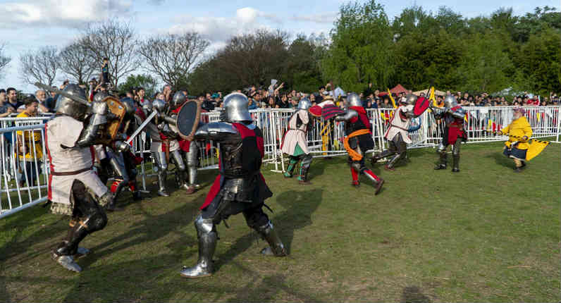 San Isidro fue sede de un nuevo torneo internacional de combate medieval