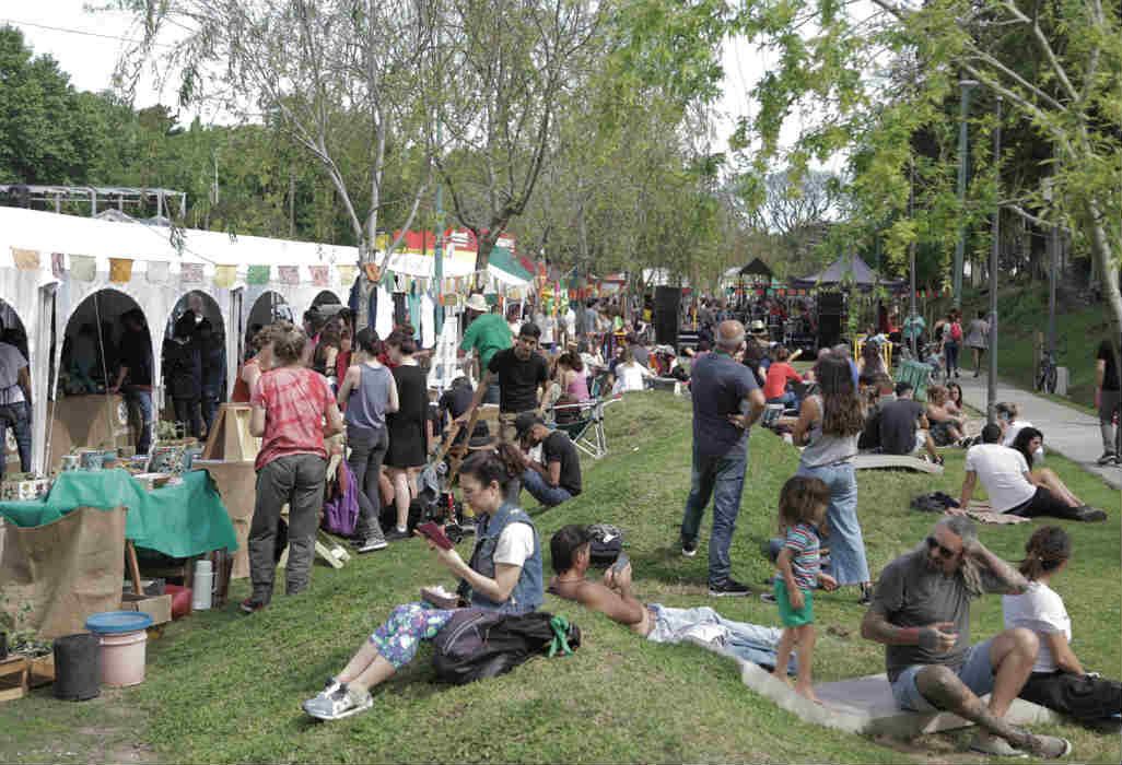 Jorge Macri celebró con Sabe la Tierra la puesta en valor de la plaza Amigos de Florida