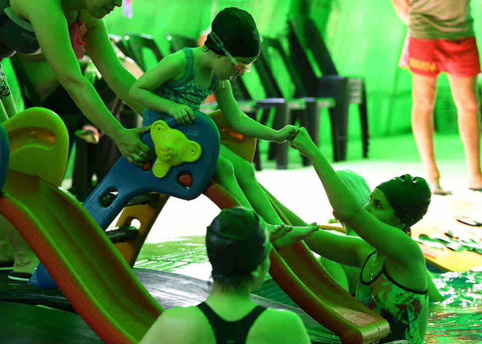 San Fernando celebró un gran encuentro de natación con los más chicos 