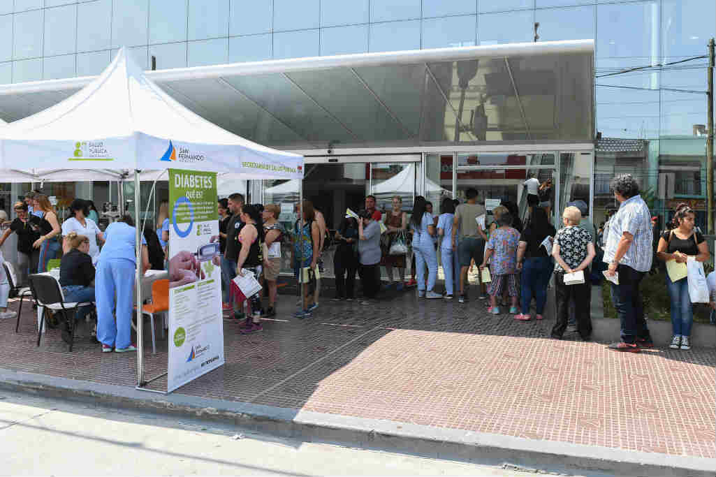 San Fernando realizó una jornada de concientización por el Día Mundial de la Diabetes