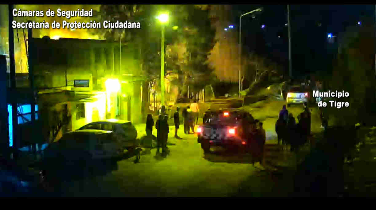 Bomberos de Tigre controlan un feroz incendio en Troncos del Talar