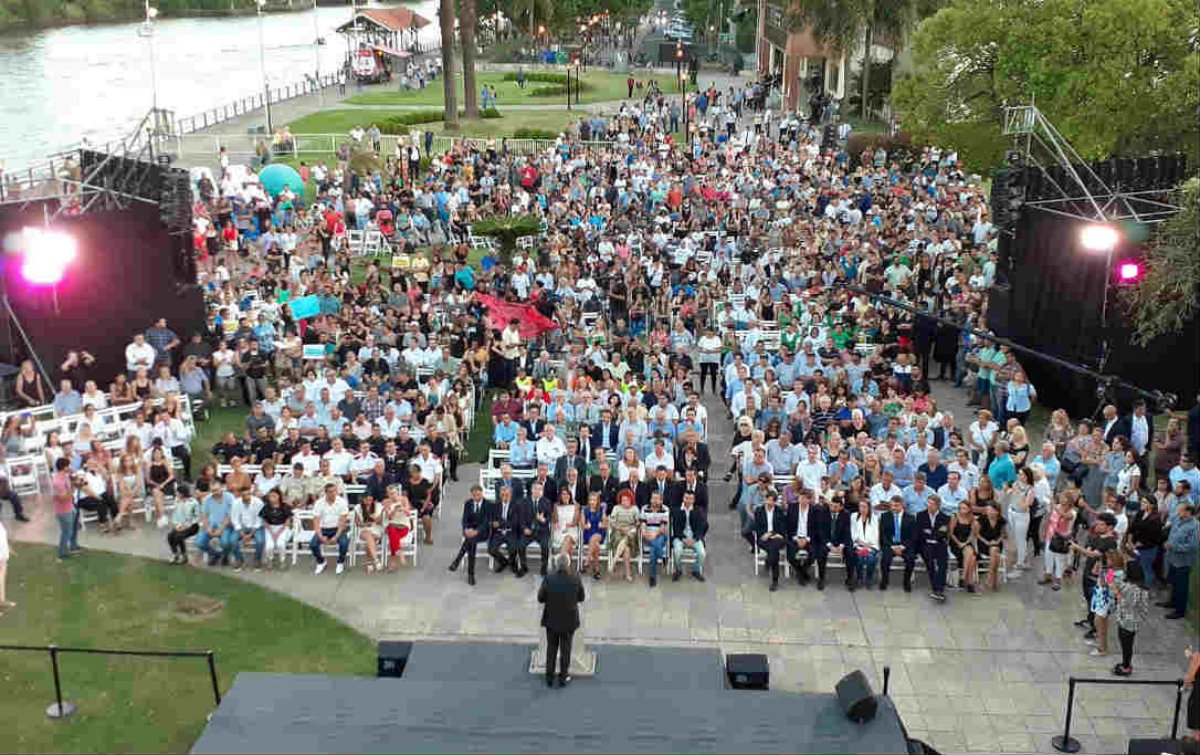 Julio Zamora comenzó su segundo mandato como intendente de Tigre