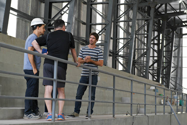 San Fernando avanza con las obras del nuevo Microestadio