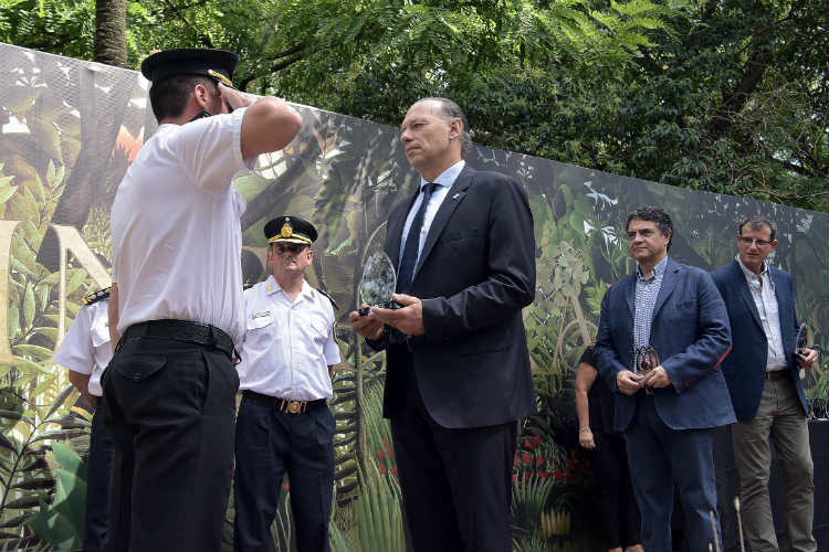Berni al participó de dos actos por el día de la Policía en Vicente López y Tigre