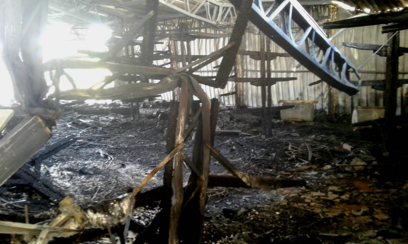 Incendio Club de remo Escandinavos.