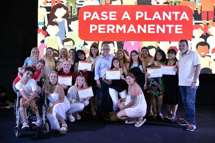 Tigre pasó a planta permanente a 500 empleados municipales