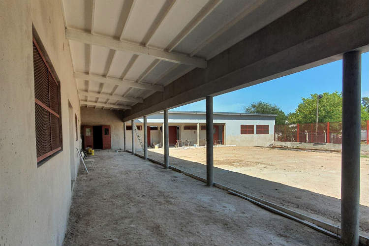 Avanza la construcción de la Escuela Secundaria N°36 en Benavídez