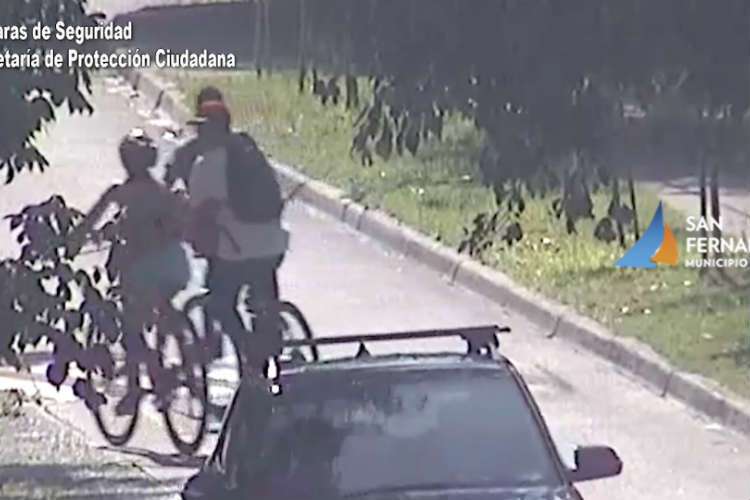 Ladrón de bicicleta detenido en San Fernando.