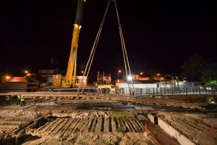 San Fernando: El Túnel de Martín Rodríguez ya tiene sus nuevos puentes de hormigón