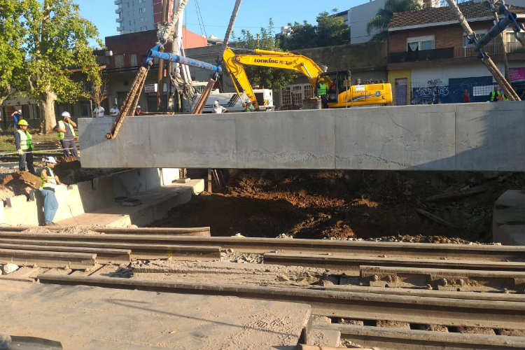San Fernando: El Túnel de Martín Rodríguez ya tiene sus nuevos puentes de hormigón