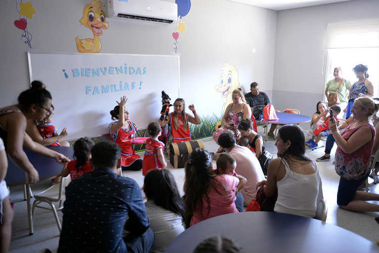 Comenzaron las clases en el jardín municipal de Tigre centro