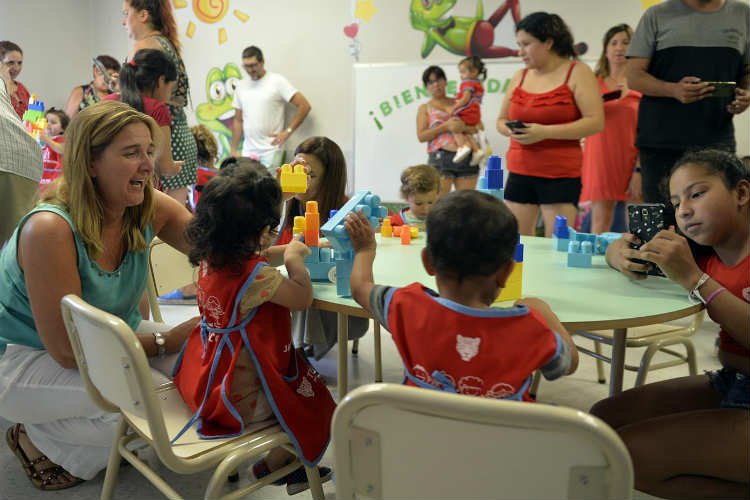 Comenzaron las clases en el jardín municipal de Tigre centro