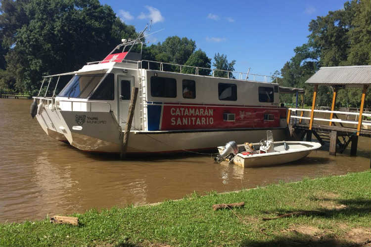 El Catamarán Sanitario de Tigre retoma en marzo la atención médica para los vecinos de Islas