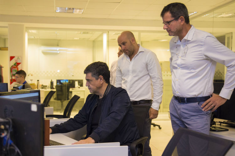 Jorge Macri visitó el centro de despacho unificado donde se atienden las urgencias por Coronavirus