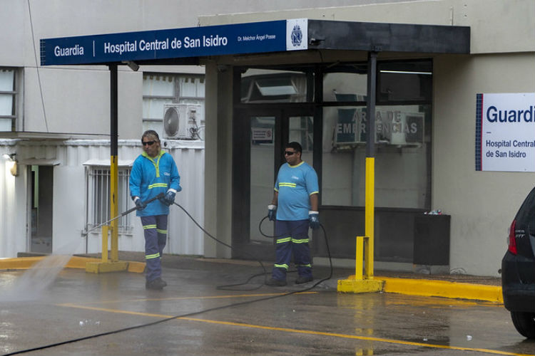 San Isidro implementó una nueva medida de higiene en hospitales y centros de salud 
