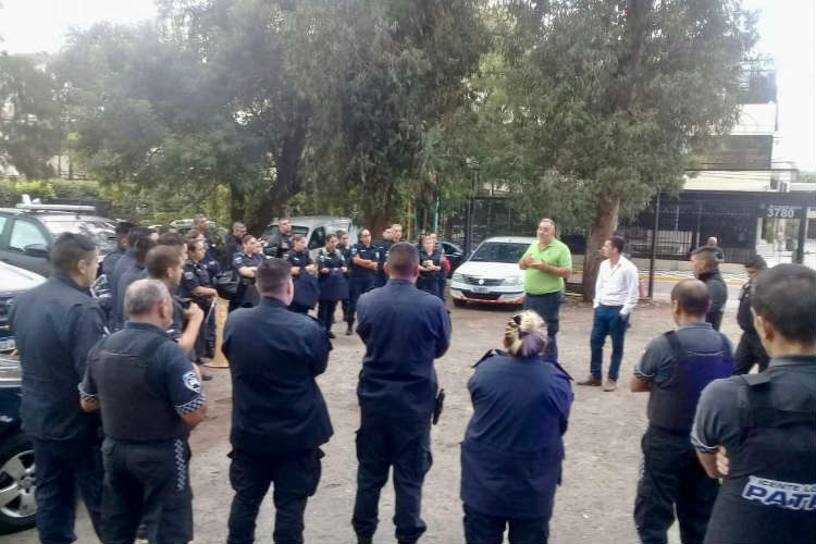Vicente López capacita a su personal de Patrulla en la prevención del Coronavirus