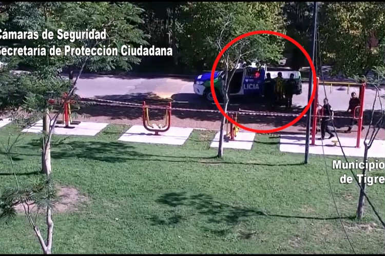 Por las Cámaras de Tigre detienen a tres hombres que violaban el aislamiento social Por las Cámaras de Tigre detienen a tres hombres que violaban el aislamiento social