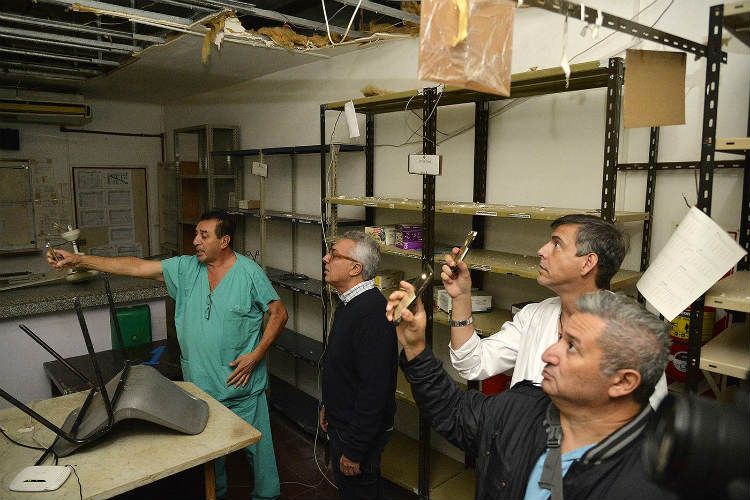 Julio Zamora realizó una nueva recorrida por el Hospital Provincial de General Pacheco