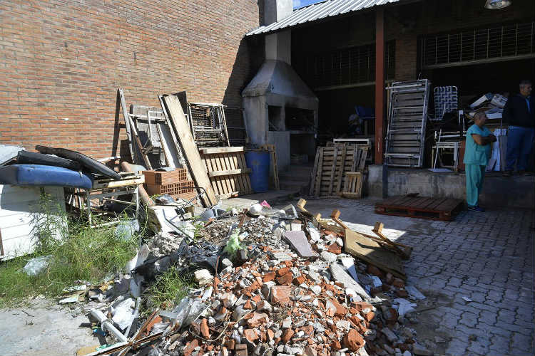 Julio Zamora realizó una nueva recorrida por el Hospital Provincial de General Pacheco