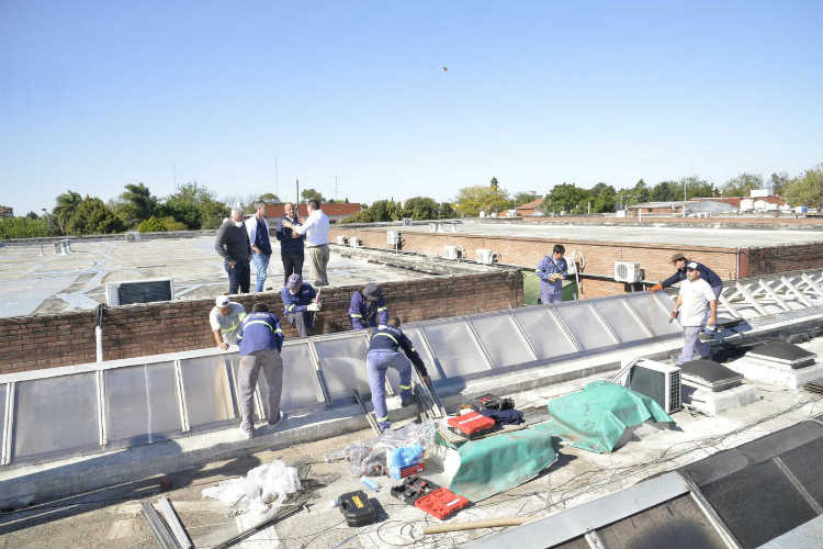 Avanzan con las mejoras edilicias y trabajos de reacondicionamiento en el Hospital de Pacheco
