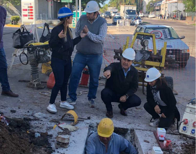 AySA reactivó las obras de cloaca en Tigre que estaban paralizadas