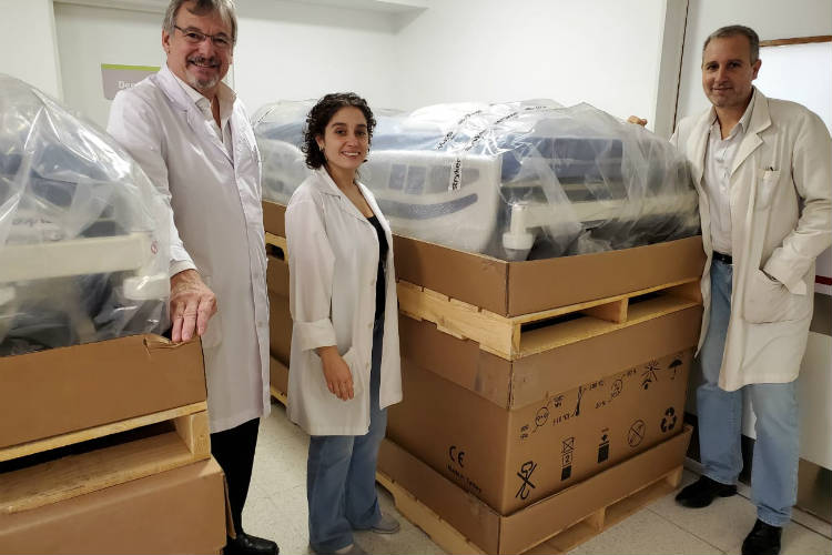 Entregan insumos y equipamiento al hospital Cetrángolo de Vicente López